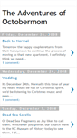 Mobile Screenshot of octobermom.blogspot.com