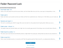 Tablet Screenshot of folderlockpassword.blogspot.com