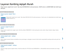 Tablet Screenshot of layananaqiqah.blogspot.com