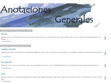 Tablet Screenshot of anotaciones-generales.blogspot.com