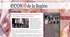 Desktop Screenshot of ecosdelaregion.blogspot.com