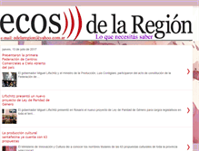 Tablet Screenshot of ecosdelaregion.blogspot.com