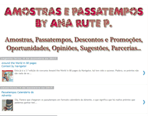 Tablet Screenshot of amostras-passatempos.blogspot.com