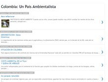 Tablet Screenshot of colombiaunpaisambientalista.blogspot.com