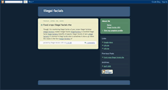 Desktop Screenshot of illegal-facials-1051.blogspot.com