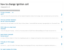 Tablet Screenshot of howtochangeignitioncoil.blogspot.com