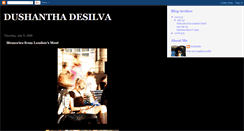 Desktop Screenshot of dushanthad.blogspot.com