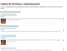 Tablet Screenshot of librosdefantasiaydragonlance.blogspot.com