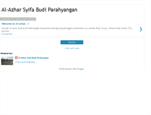 Tablet Screenshot of alazharsbp.blogspot.com
