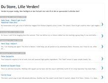 Tablet Screenshot of dustorelilleverden.blogspot.com