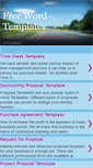 Mobile Screenshot of freewordtemplates.blogspot.com