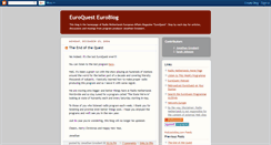 Desktop Screenshot of euroquesteuroblog.blogspot.com