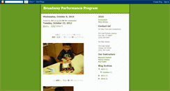Desktop Screenshot of bwayperformance.blogspot.com