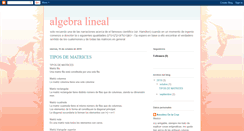 Desktop Screenshot of matealgebralineal.blogspot.com