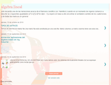 Tablet Screenshot of matealgebralineal.blogspot.com