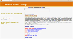 Desktop Screenshot of domacepisanevesti.blogspot.com