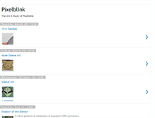 Tablet Screenshot of pixelblink.blogspot.com