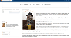 Desktop Screenshot of dinosaursandbellydancing.blogspot.com