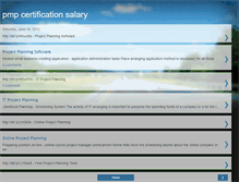 Tablet Screenshot of pmpcertificationsalary.blogspot.com
