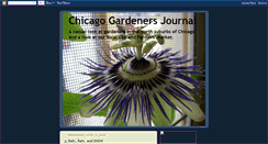 Desktop Screenshot of chicagogardener.blogspot.com