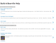 Tablet Screenshot of build-a-bearville-help.blogspot.com