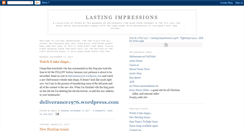 Desktop Screenshot of lastingimpression.blogspot.com