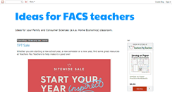 Desktop Screenshot of facsideas.blogspot.com