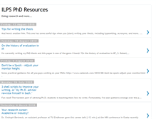 Tablet Screenshot of ilpsphd.blogspot.com