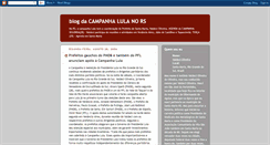 Desktop Screenshot of campanhalulanors.blogspot.com