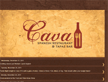 Tablet Screenshot of cavaspanishrestaurant.blogspot.com