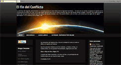 Desktop Screenshot of elfindelconflicto.blogspot.com