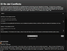 Tablet Screenshot of elfindelconflicto.blogspot.com