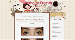 Desktop Screenshot of mcblogginexpress.blogspot.com