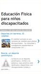 Mobile Screenshot of educacionfisicaparaeducacionespecial.blogspot.com