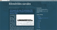 Desktop Screenshot of efemeridesnavales.blogspot.com