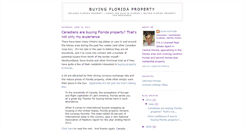 Desktop Screenshot of buyingfloridaproperty.blogspot.com