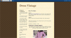 Desktop Screenshot of dress-vintage.blogspot.com