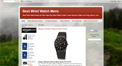 Desktop Screenshot of bestwristwatchmens.blogspot.com