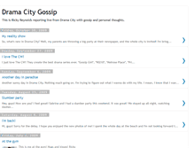 Tablet Screenshot of dramacitygossip.blogspot.com