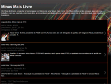 Tablet Screenshot of minasmaislivre.blogspot.com