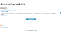 Tablet Screenshot of diceloreal.blogspot.com