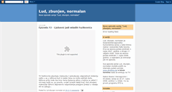 Desktop Screenshot of lud-zbunjen-normalan-lzn.blogspot.com