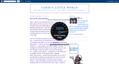 Desktop Screenshot of candislittleworld.blogspot.com