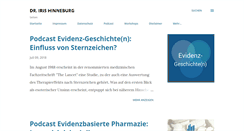 Desktop Screenshot of medizinjournalistin.blogspot.com