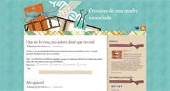 Desktop Screenshot of cronicasdemadre.blogspot.com