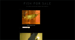 Desktop Screenshot of fish-forsale.blogspot.com