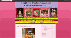 Desktop Screenshot of heathersdevinecreations.blogspot.com