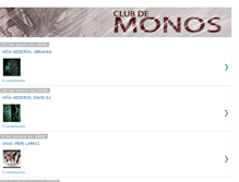 Tablet Screenshot of clubdemonos.blogspot.com