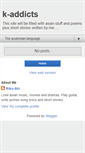 Mobile Screenshot of k-addicts.blogspot.com