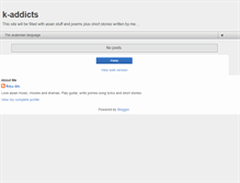 Tablet Screenshot of k-addicts.blogspot.com